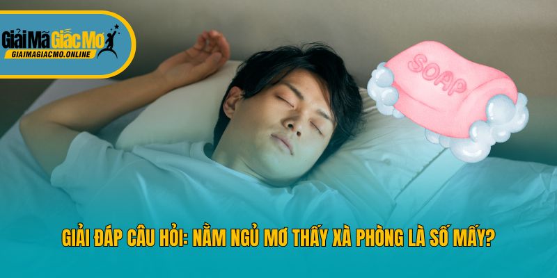 Giải Đáp Câu Hỏi: Nằm Ngủ Mơ Thấy Xà Phòng Là Số Mấy?