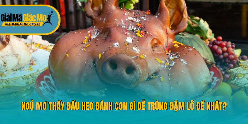 Ngủ Mơ Thấy Đầu Heo Đánh Con Gì Dễ Trúng Đậm Lô Đề Nhất?