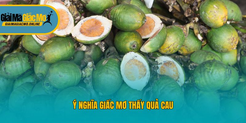 Ý nghĩa giấc mơ thấy quả cau