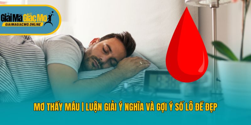Mơ Thấy Máu | Luận Giải Ý Nghĩa Và Gợi Ý Số Lô Đề Đẹp