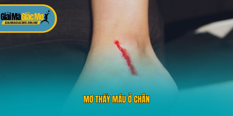 Mơ thấy máu ở chân